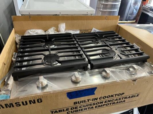 New Samsung 30”w CookTop Stainless Steel 4 Burner – $700 (Whittier)
